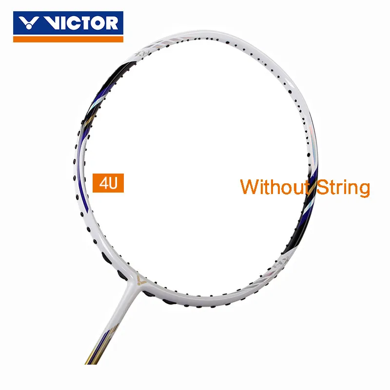 4U without string VICTOR оригинальная ракетка для бадминтона Hypernano X series control Высококачественная высокопрочная углеродная ракетка HX-600 - Цвет: 4U without string