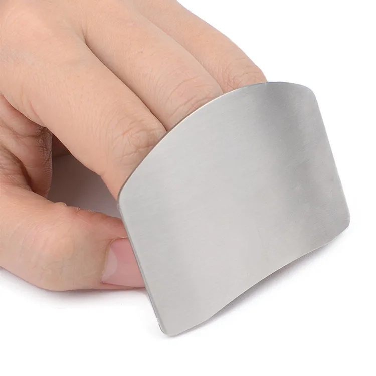 

Smart Kitchen Accessories Stainless Steel Cutting Finger Hand Guard Protector Slice Shield New Design Kitchen Cooking Tool