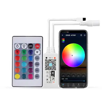 

Home Phone WIFI Controllers Smart RGB WiFi Light Controllers 24-button Alexa Voice Remote for LED Strip Lamp