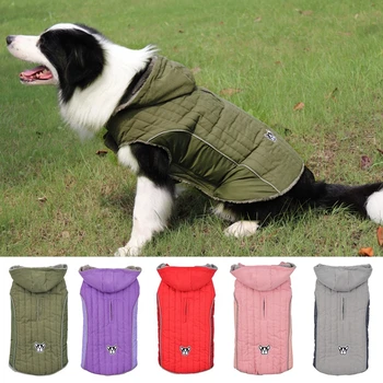 

Winter Warm Dog Clothes Waterproof Pet Vest Jacket Coat For Small Medium Large Dogs Pug Ropa Para Perros Wear