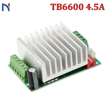 

TB6600 4.5A DC 10V-45V CNC Single Axis Stepper Motor Driver Controller Board 6N137 High Speed Optical Coupler Automatic Current