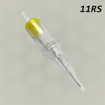 

Professional 4th Generation Standard Transparent 11RS Tattoo Needle Cartridges (11 Round Shaders) Wholesale Supply 20Pcs/box