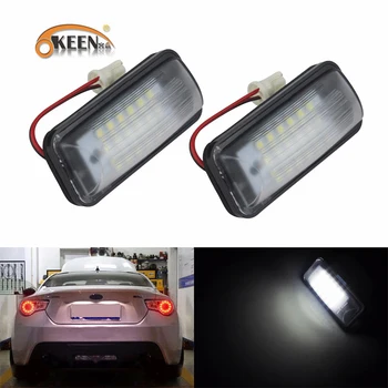 

2Pcs Error Free Led License Plate Light Canbus For Subaru Forester Impreza Legacy BRZ WRX XV Crosstrek TOYOTA FT86 GT86