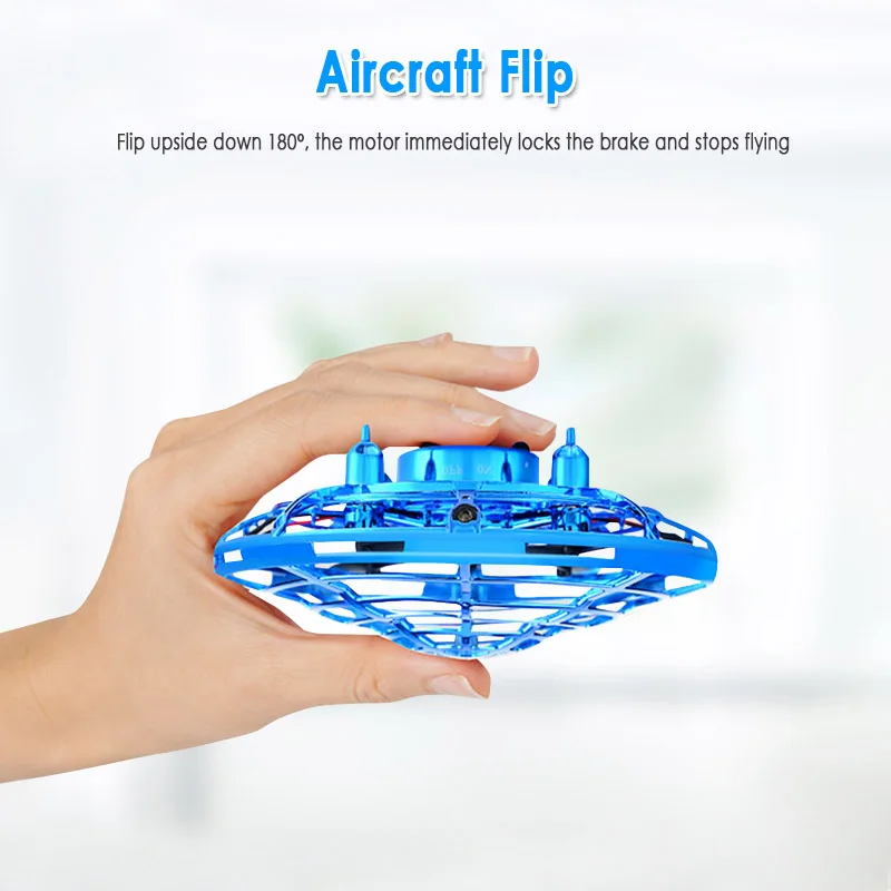 Mini Smart Infrared RC Helicopters Flying Drone Kids Hand Motion Control UFO Ball Induction Aircraft Toys Women Men