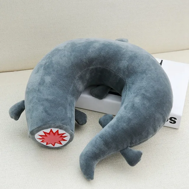 32Cm 35Cm Creative Anime Miyazaki Hayao Spirited Away Haku U Shape Pillow Cartoon Cute Doll Kid Toy