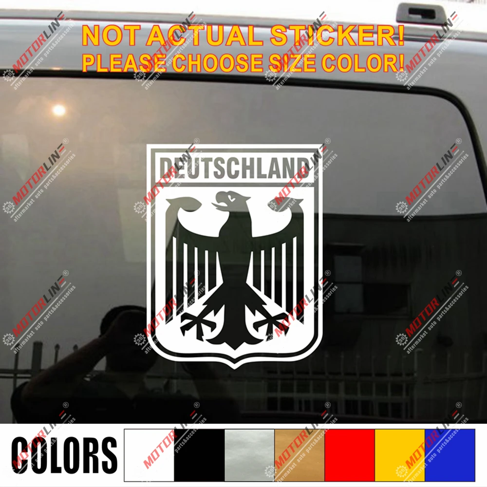 

Germany Coat of arms German Eagle Decal Sticker Car Vinyl Deutschland b