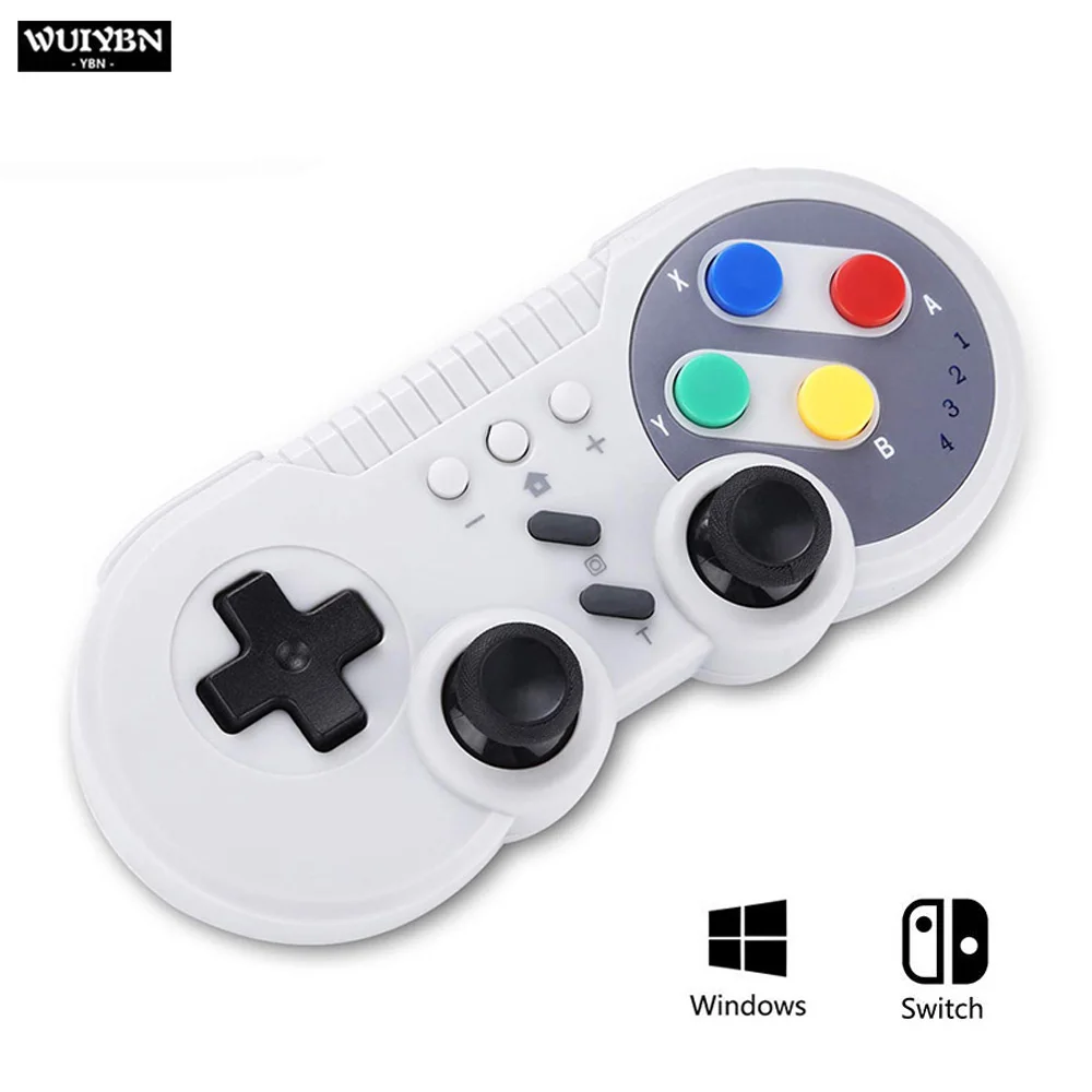 Goedkoop Wuiybn Bluetooth Draadloze Ns Schakelaar Controller Mini Game Joystick Voor Nintendo Schakelaar Lite Game Machine PS3 Pc Stoom