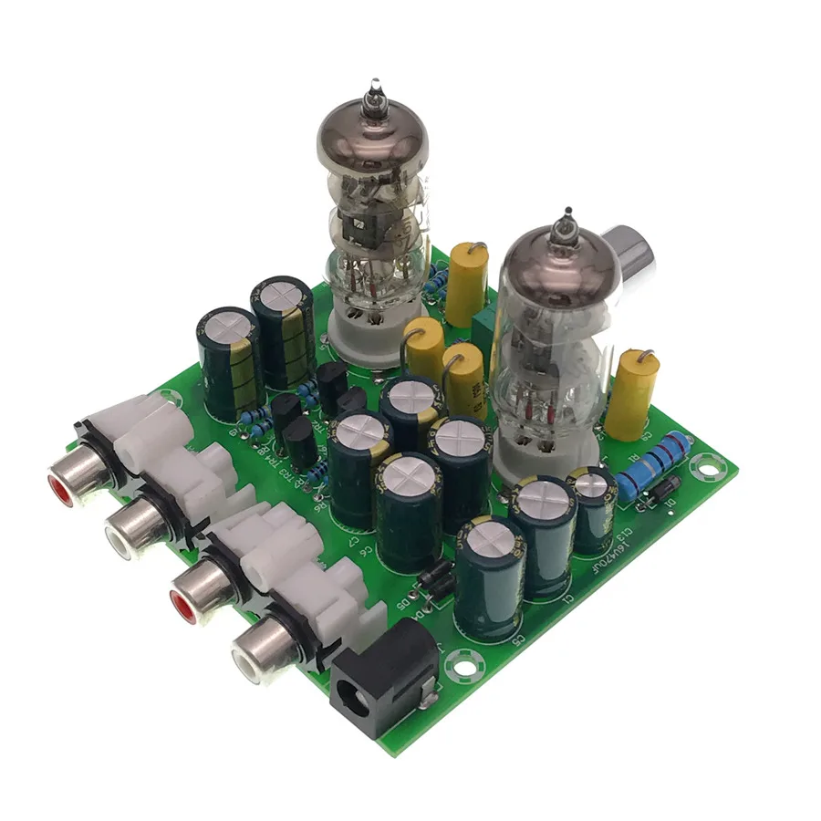 Newest 6J1 tube preamp amplifier board Pre amp Headphone amp 6J1 valve preamp bile buffer diy kits 6J1 tube preamp amplifier boa