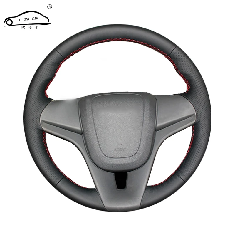 Оплетка рулевого колеса из искусственной кожи для Chevrolet Cruze 2009 2014 Aveo 2011 2014/оплетка