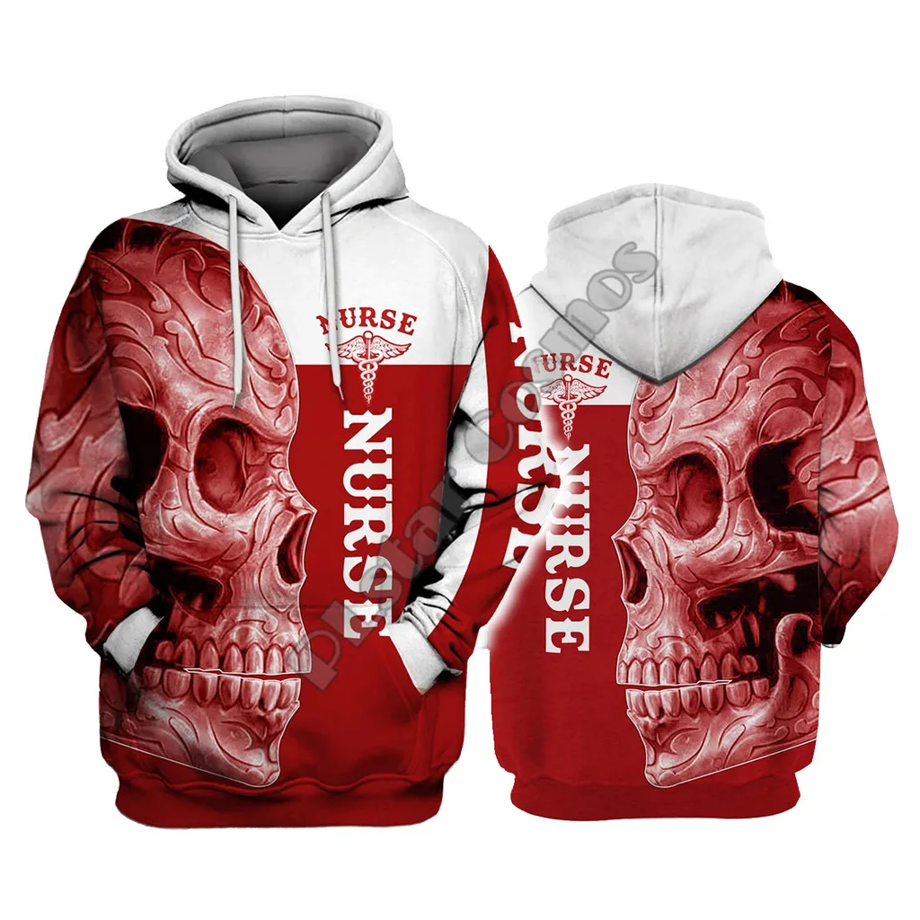 

Толстовка с 3D-принтом медсестры, черепа, модная Толстовка в стиле Харадзюку для мужчин и женщин, повседневный пуловер, Мужская толстовка, Прямая поставка 06