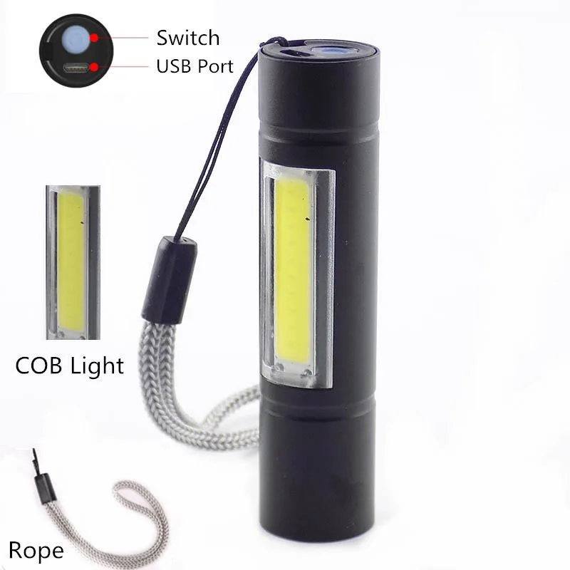 Высокомощный светодиодный Q5 Фонарь USB вспышка Рабочая лампа аккумуляторная лампа lanterna наружная Ночная Кемпинг Рыбалка