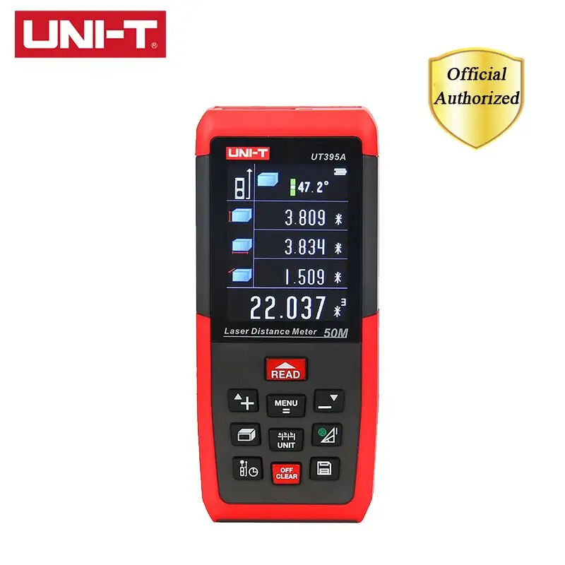

UNI-T UT395A/UT395B/UT395C Laser Distance Meter 50M 70M 100M Infrared Measuring Instrument Data Calculate Continuous Measure