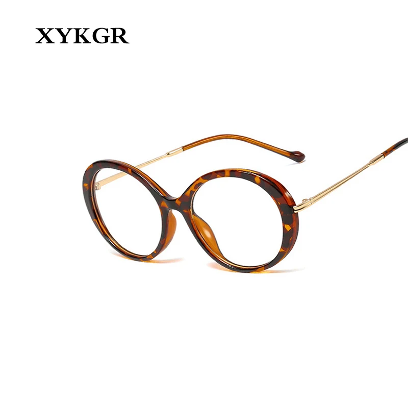 XYKGR новая большая коробка женские Овальные очки дамские Модные оптические оправа для компьютерных очков женские модные очки оправа