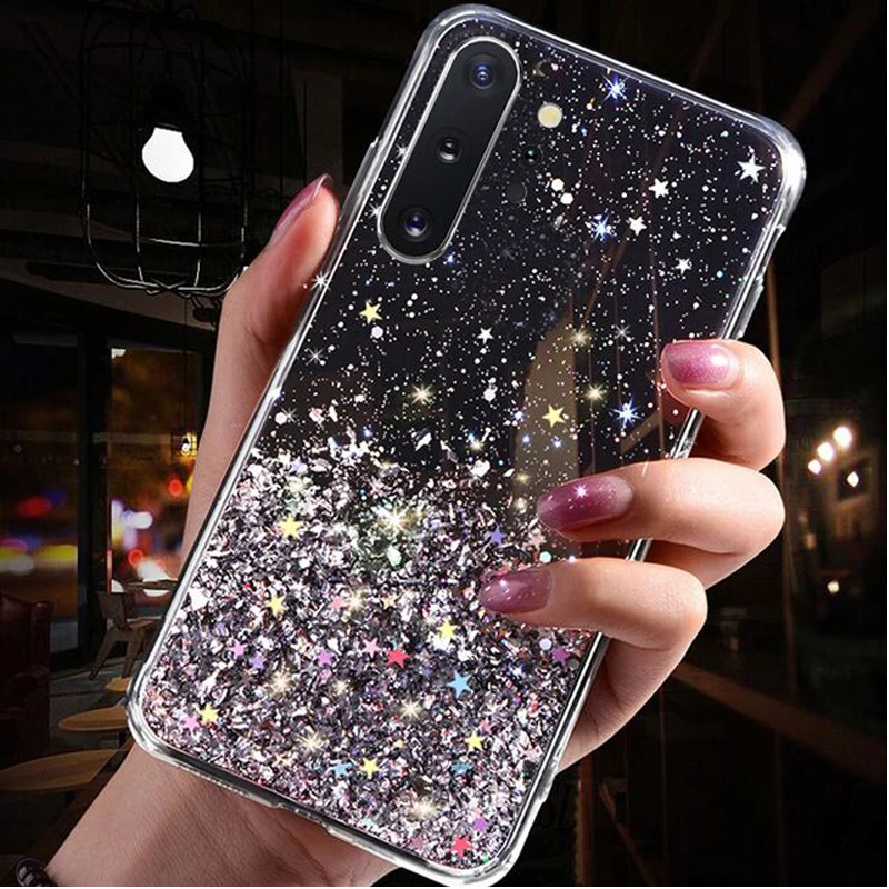 SUYACS глянцевый градиентный чехол для телефона Huawei P30 P20 Pro Honor Mate 20Pro Nova 4 StarPowder