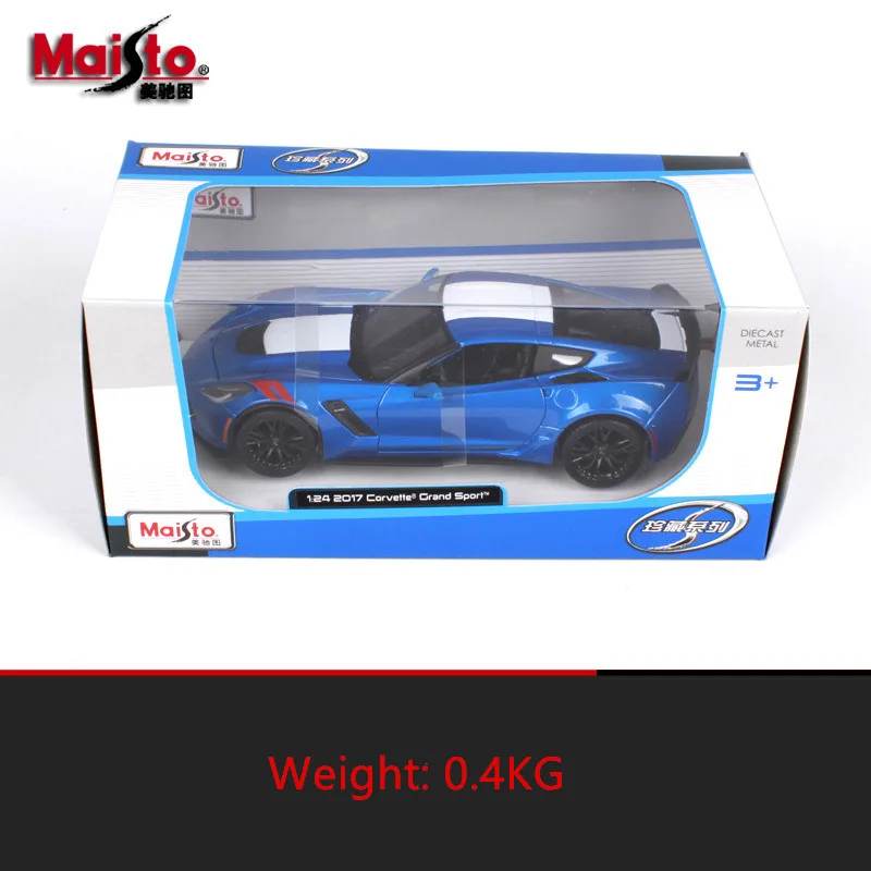 Maisto 1:24 Corvette Muscle Car Roadster имитация сплава модель автомобиля моделирование украшение автомобиля коллекция подарочная игрушка