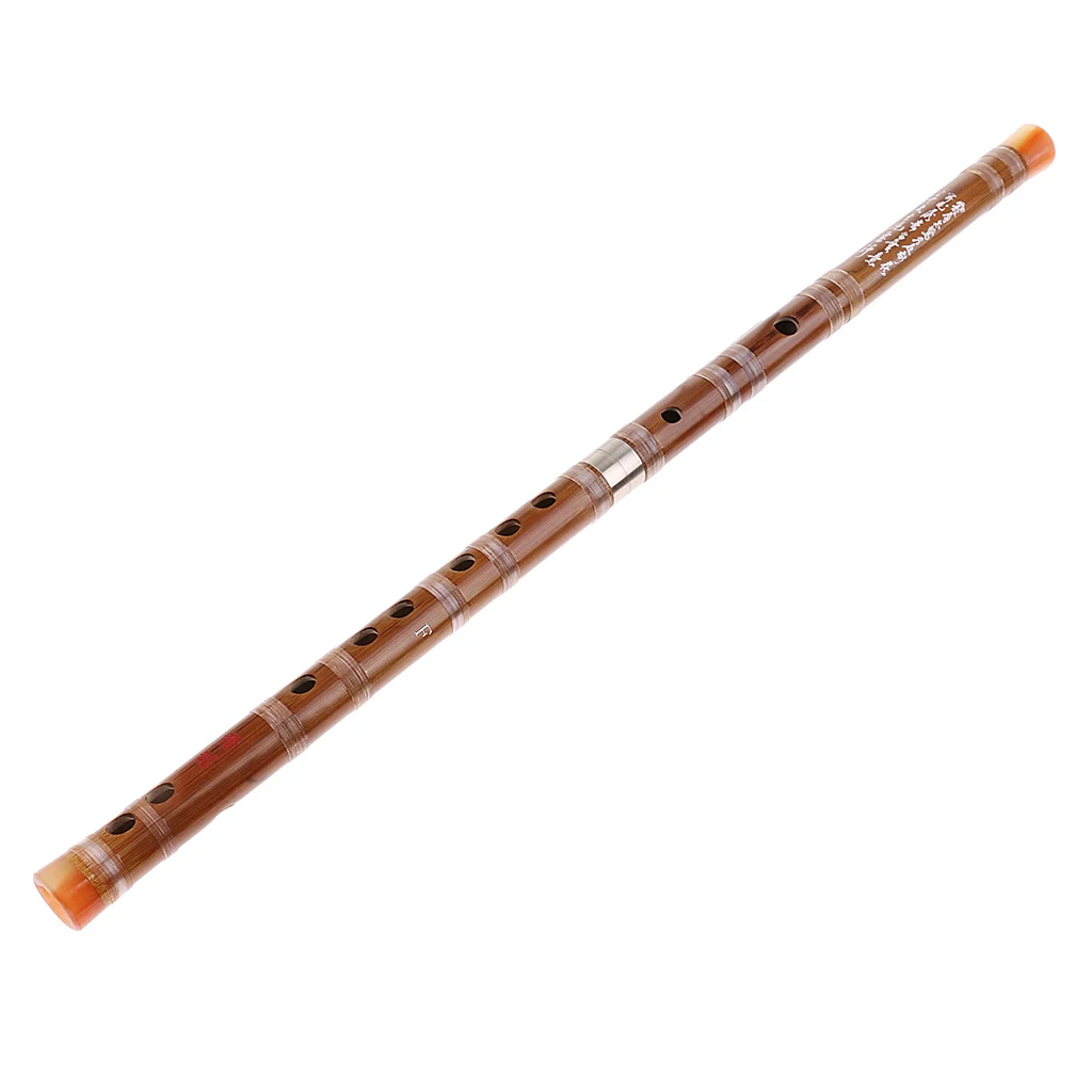 Chinese Bamboo Flute Key F Musical Instrument for Students Beginners Gift