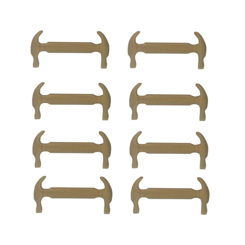 12pcs-gold 12 шт/16 шт эластичные силиконовые шнурки практичные Модные мужские и женские ленивые молотки типа обуви теннисные туфли с кружевами без шнурков - Цвет: 12pcs-gold