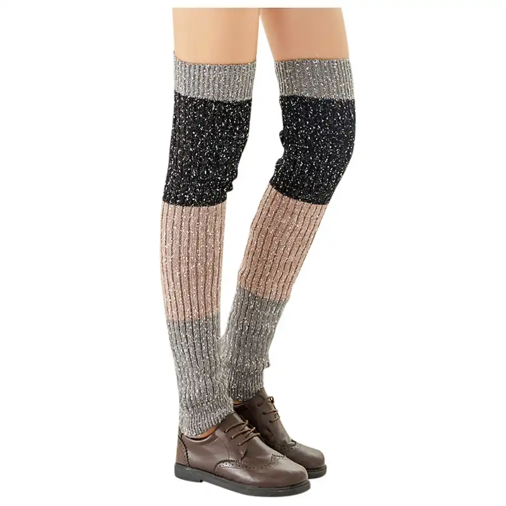 black/white colors sexy stockings girls ladies women thigh high