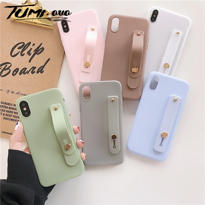

Wrist Strap Hand Band silicone case for Huawei P9 P10 Lite P30 Pro P8 P9 Lite 2017 Nova 3e 4e 2i 2s 2 Plus 3 4 stand back cover