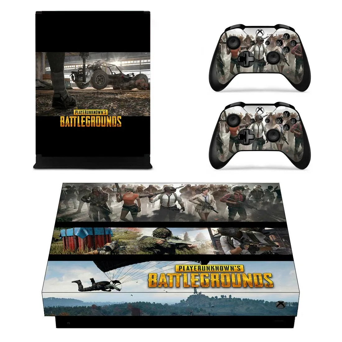 Игра PUBG полное покрытие кожи консоли и наклейка на контроллер для Xbox One X кожи наклейки Винил