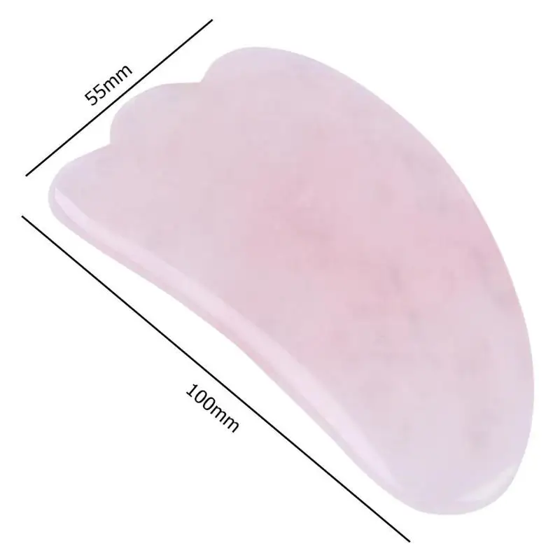 2pcs Natural Jade Scraper Plate Gua Sha Board Massage Roller Double Head Slimming Health Skin Care Tools Facial Massage