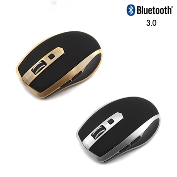 

Bluetooth Optical Mouse Wireless Computer Gaming Mouse Ergonomic PC Office Gamer Mice 1600 DPI Small Mice For Laptop Gold Silver