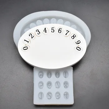 

DIY Baking with Numbers Number Plate Automobile Fragrance Gypsum Cake Silicone Mould