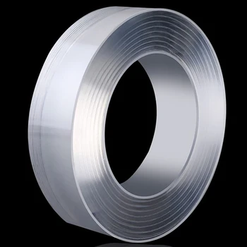 

5cm*5m Traceless Double-Sided Tape Washable Transparent Strong Adhesive Nano Tape Multi-Functional Removal Tape