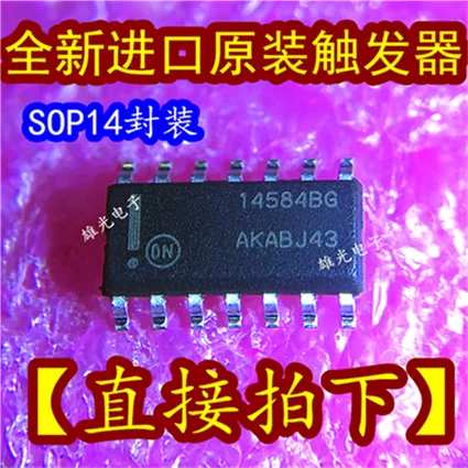 10 шт./лот MC14584BDR2G 14584BG SOP14(3,9 мм