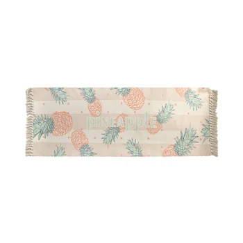 

Cotton Carpet Multi Size Living Room Carpet Decorative Mat Pineapple Nordic Style Home Decoration Bedroom Floor Sofa