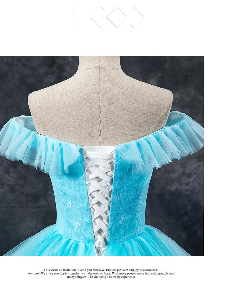 С плеча Длина до пола кружево с аппликацией бисером-вверх Тюль vestidos 15 anos quinceanera бальное платье