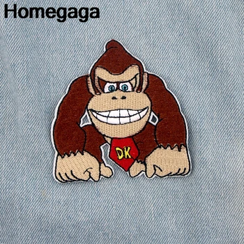 

20pcs/set Homegaga Donkey Embroidered Iron On Patches Badges Patchwork Sewing pour Jacket Jeans Shoes Backpack Badges D2311