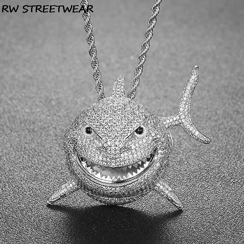 6ix9ine Chain Necklace Gooba Shark Gold 