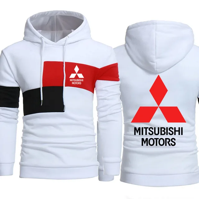 Толстовки для мужчин для Mitsubishi с логотипом автомобиля Толстовка с принтом весна осень толстовка хип хоп Harajuku модная повседневная толстовка флисовый спортивный костюм - Цвет: as picture