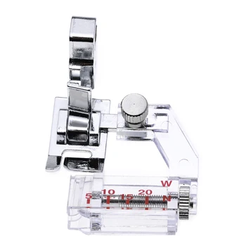 

Old-fashioned household pedal sewing machine accessories thin material edging presser foot cloth width adjustable edging hemming