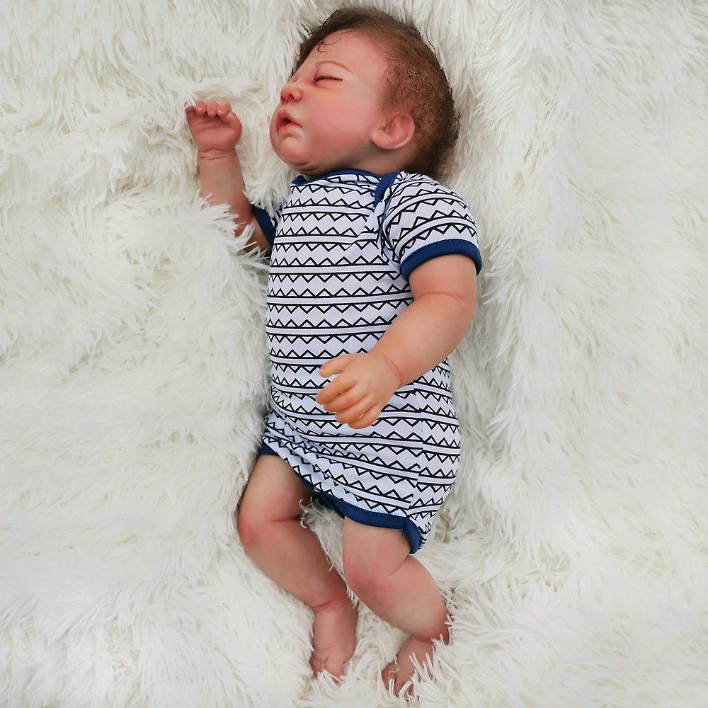 2" силиконовая эксклюзивная Кукла Reborn baby artist ручной работы коллекция серии Новорожденный ребенок настоящий живой bebes reborn подарок