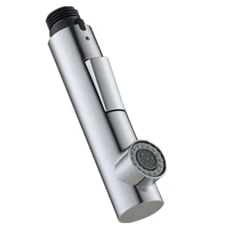 มัลติฟังก์ชั่ก๊อกน้ําหัวฉีดอ่างล้างจานดึงก๊อกน้ําหัวฉีด Sprayer สีดําเงินขนาดเล็กฝักบัวดึงหัว Aerator 23