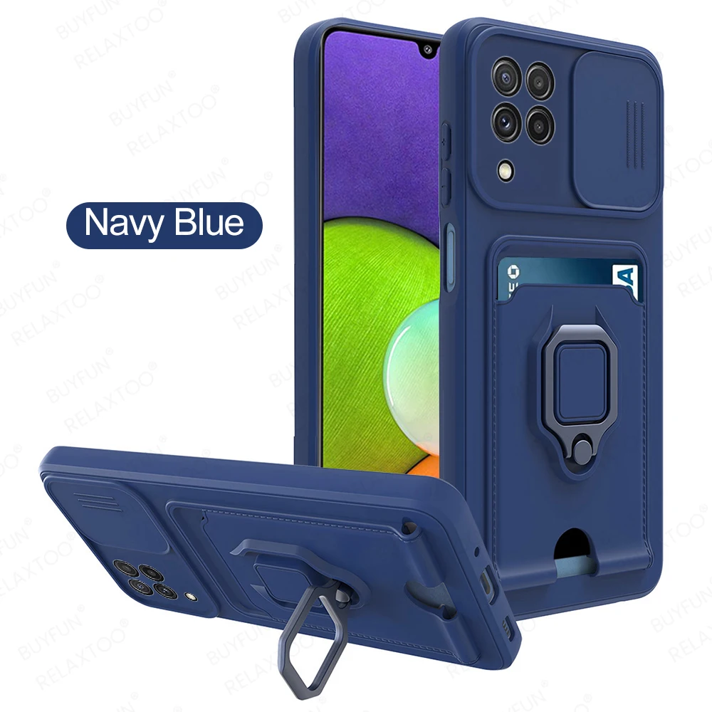 samsung silicone cover Push Pull Camera Protector Case For Samusng A 52s 02 12 22 32 72 31 51 71 Sumsung A 21 20 30 50s M22 M12 Shockproof Cover Fundas samsung flip phone cute Cases For Samsung