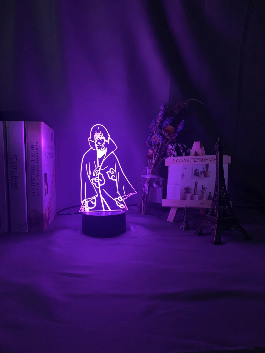 3d ночной Светильник Itachi Uchiha, СВЕТОДИОДНЫЙ Красочный ночной светильник для украшения дома, классный подарок на день рождения для детей, ночник Наруто
