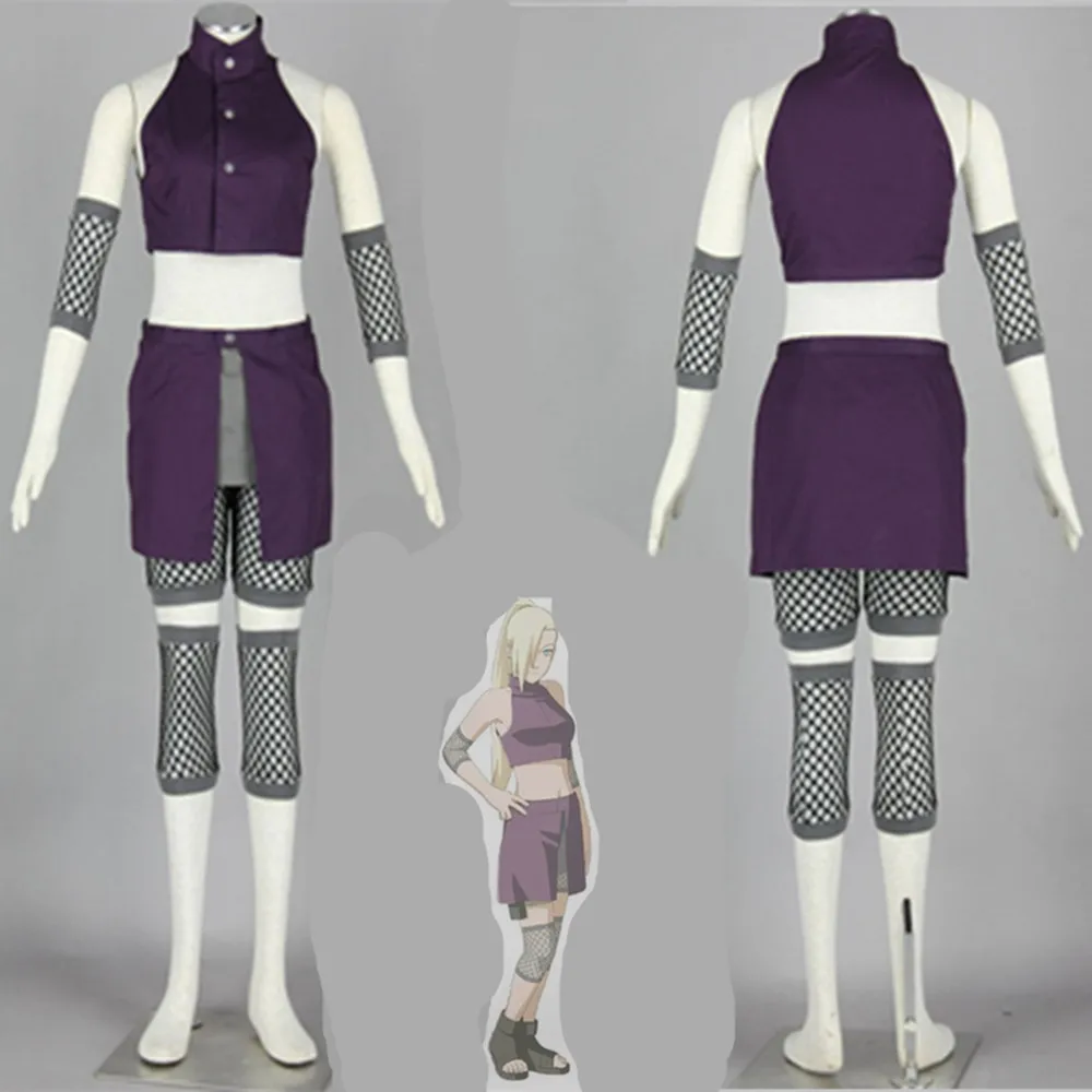

Anime NARUTO Yamanaka Ino uniform Cosplay Costume NARUTO Dress Cosplay halloween Girl woman Party costumes