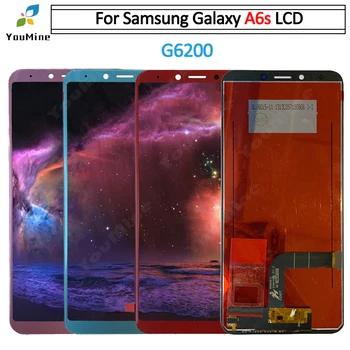 

Super AMOLED LCD For Samsung Galaxy A6s G6200 LCD display Touch Screen Digitizer Assembly For Samsung A6s lcd