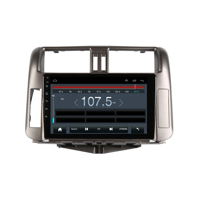 Top 9"2.5D IPS android 9.1 car multimedia player dvd For Toyota Prado 150 2010 2011 2012 13 car radio DSP 32EQ navigation stereo GPS 18