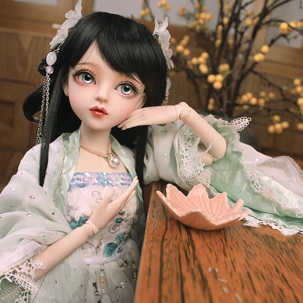 EVA BJD 1/3 китайская BJD кукла ручной работы макияж 24 дюйма 60 см+ стеклянные глаза+ аксессуары парики одежда обувь свадебный подарок игрушка