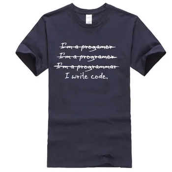 

I Write Code MENS T-SHIRT tee birthday programmer geek nerd IT coder funny gift