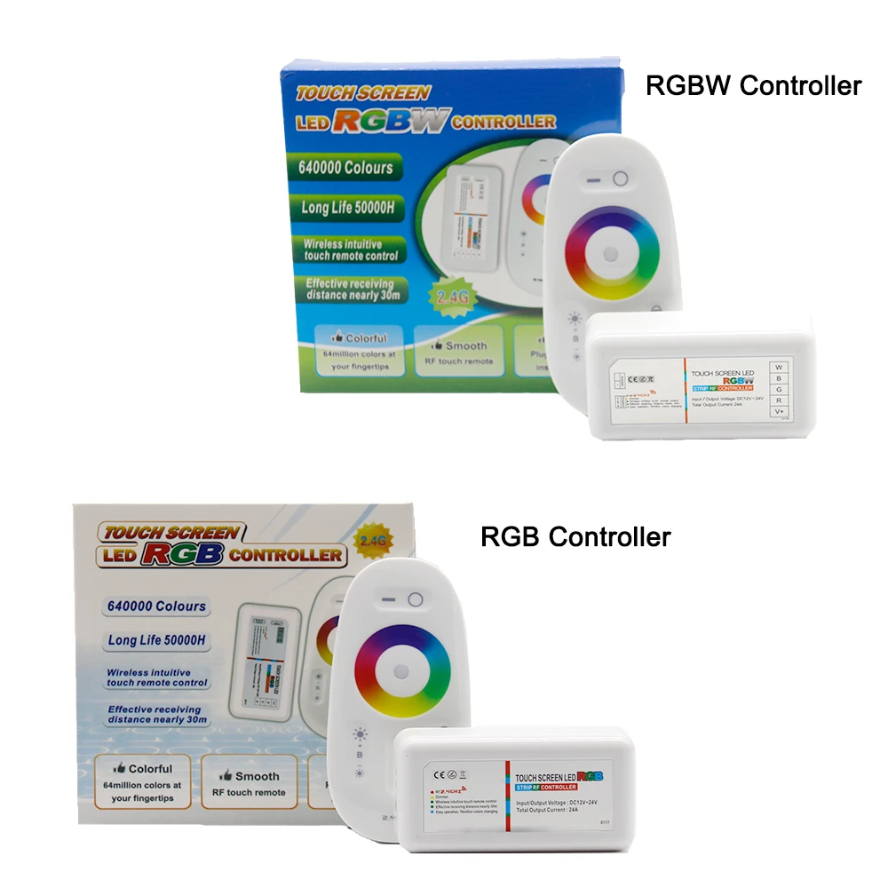 Беспроводной светодиодный пульт дистанционного управления RGBW RGB 2 4G 12 В 24