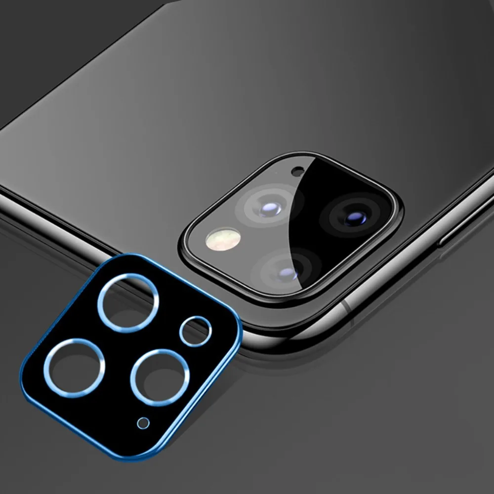 Металлический защитный чехол для объектива мобильного телефона для iPhone 11 Pro Max для iPhone 11, защита для объективов камеры, бампер, кольцо, чехол на заднюю панель