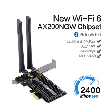 

Repair Wireless Adapter Replacement PCI-E WiFi 6 Wireless For Intel ax200