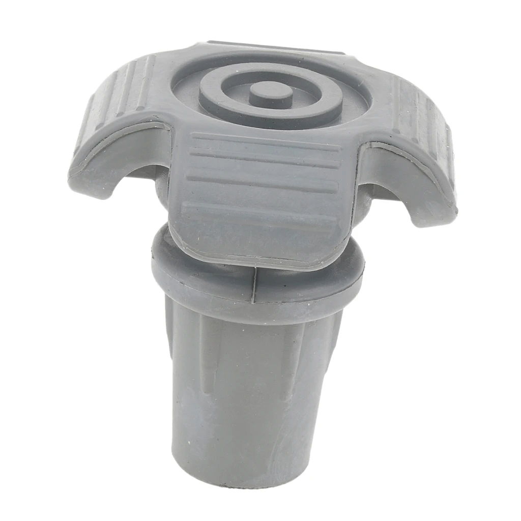 1 Piece Rubber Cane & Walker Tips - for 7/8inch (22mm) Sticks - Anti Skid Chair Leg Tips Caps, Trekking Pole Tips Protectors