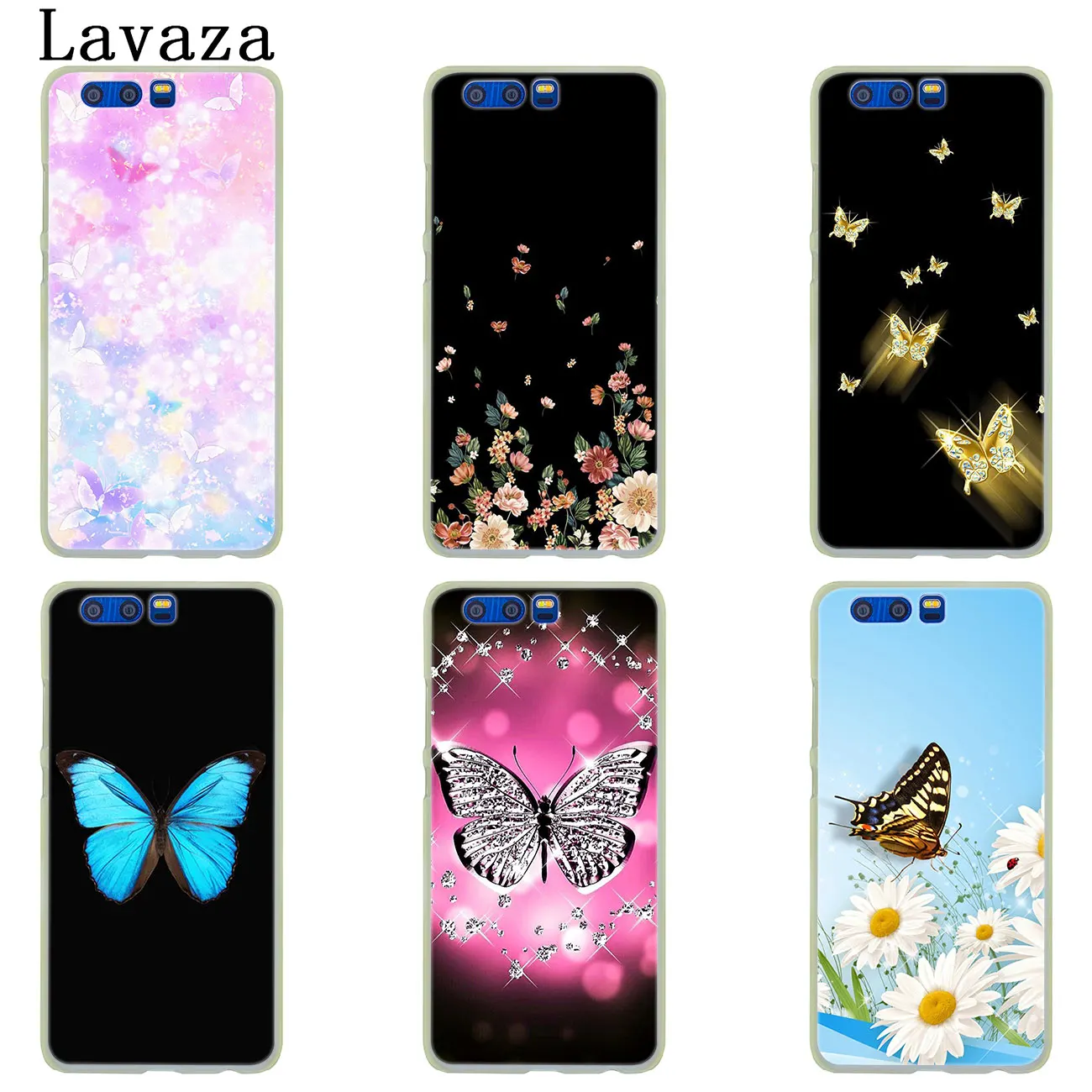 Lavaza красивая бабочка цветок чехол для телефона Huawei Y9 Y7 Prime 2018 2019 Honor 20 8A 8X 8 9 9X 10 Lite 7C