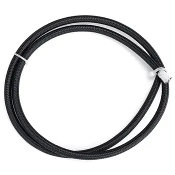 

3FT AN4 AN6 AN8 AN10 Fuel Hose Oil Gas Cooler Hose Line Pipe Tube Outside 304 Stainless Steel Braided Inside PTFE Rubber